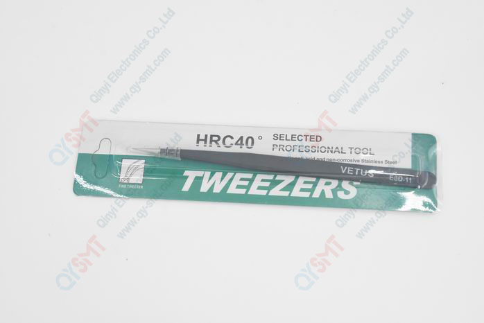 STRAIGHT TIP METALLIC Tweezers