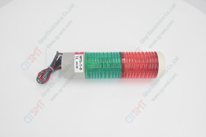 2 Colors Tower Light, Green and Red, 24VDC,  No Buzze