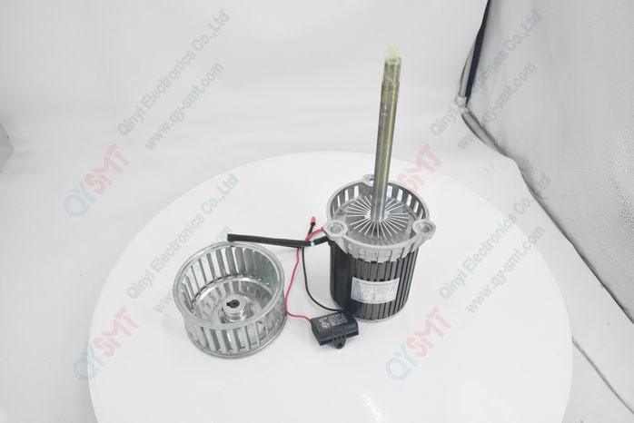 Reflow oven blower  motor with impeller