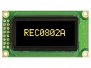 Raystar Optronics, OLED; alphanumeric, 8x2, Dim: 58x32x10mm, yellow, PIN: 16