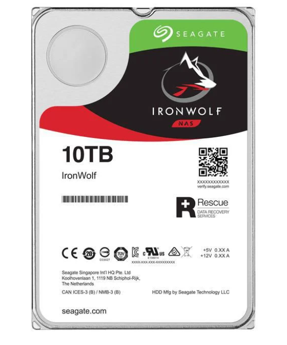 Seagate IronWolf NAS Hard Drive 10TB