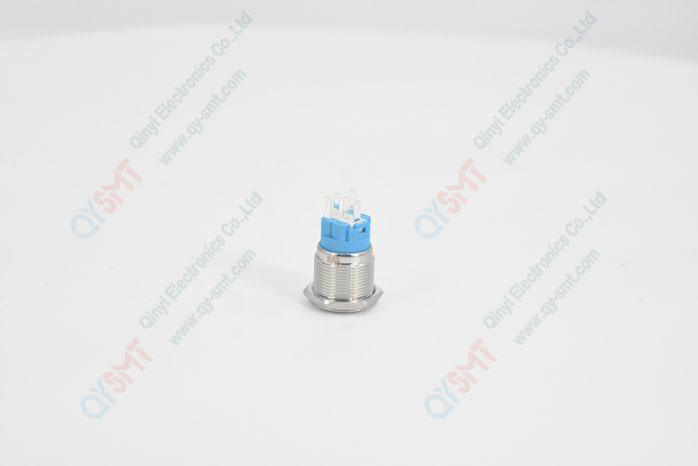 Push button self reset  with blue light