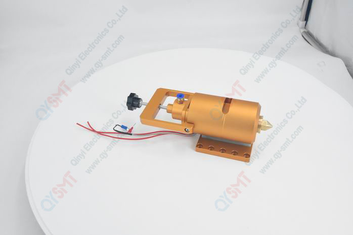 Glue dispenser heating unit