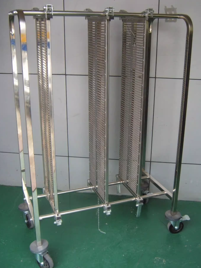 Stainless ESD PCB Trolley