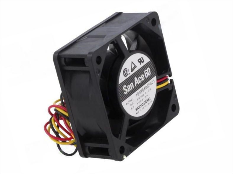 Sanyo Denki, DC, axial, 5VDC, 60x60x25mm, 26.4m3/h, 24dBA, ball bearing