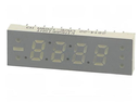 Kingbright Electronic, LED, 7-segment, 6.2mm, 0.244", No.char: 4, green, 3÷10.5mcd