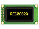 Raystar Optronics, OLED; alphanumeric, 8x2, Dim: 58x32x10mm, yellow, PIN: 16