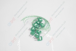 [Thermocuple_Reflow_Type_K] Thermo couples (K connector Max 260°C)45cm Green/White cable