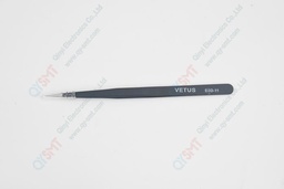 [TZM11-I] STRAIGHT TIP METALLIC Tweezers