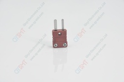[1360-K] High Temperature Thermocouple K Type Connector(red)