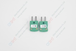 [..IM-K-M] Type K Green Thermocouple connector