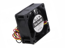 [109R0605F401] Sanyo Denki, DC, axial, 5VDC, 60x60x25mm, 26.4m3/h, 24dBA, ball bearing